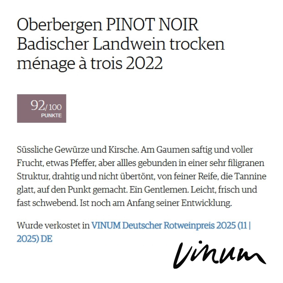 2022 ménage à trois PINOT NOIR