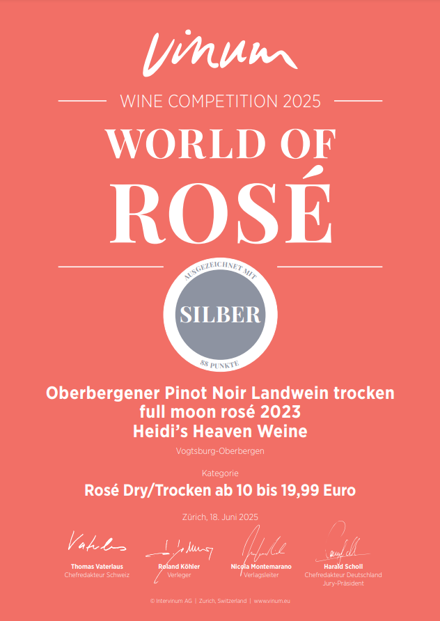 2023 full moon rosé PINOT NOIR